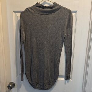 Pink Rose Heather Gray Long Sleeve Top